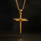 Collar de clavos de la cruz de las uñas