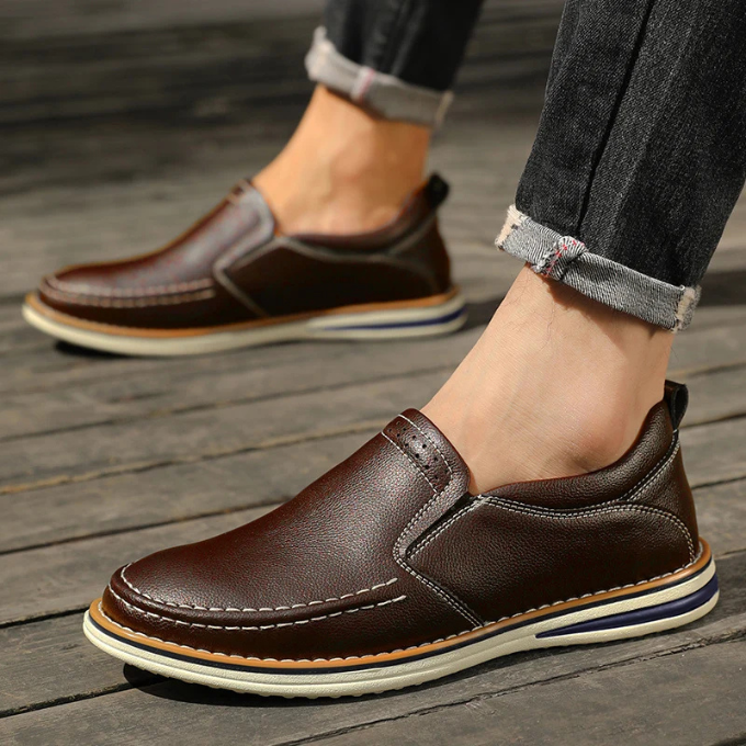 Mocasines de cuero genuino Cooper Mocs