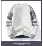 Sweater Men's Fleece-lined Thickened Knitting Bottoming Shirt