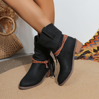 Botas de tobillo de borla de rodeo