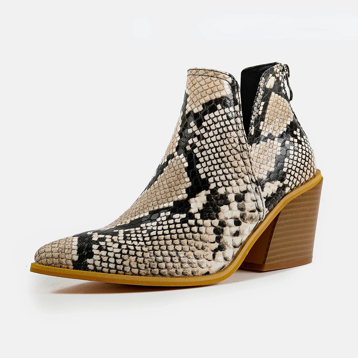 Botas de cobra noir