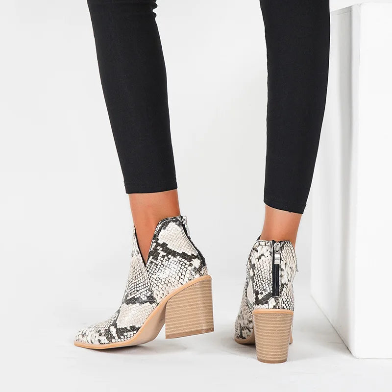 Botas de cobra noir