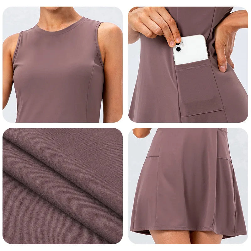 Vestido de tenis de Athleisure de Aloura