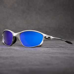 Azul/plateado
