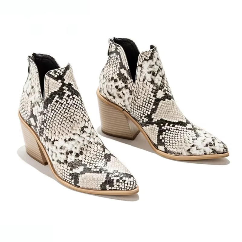Botas de cobra noir