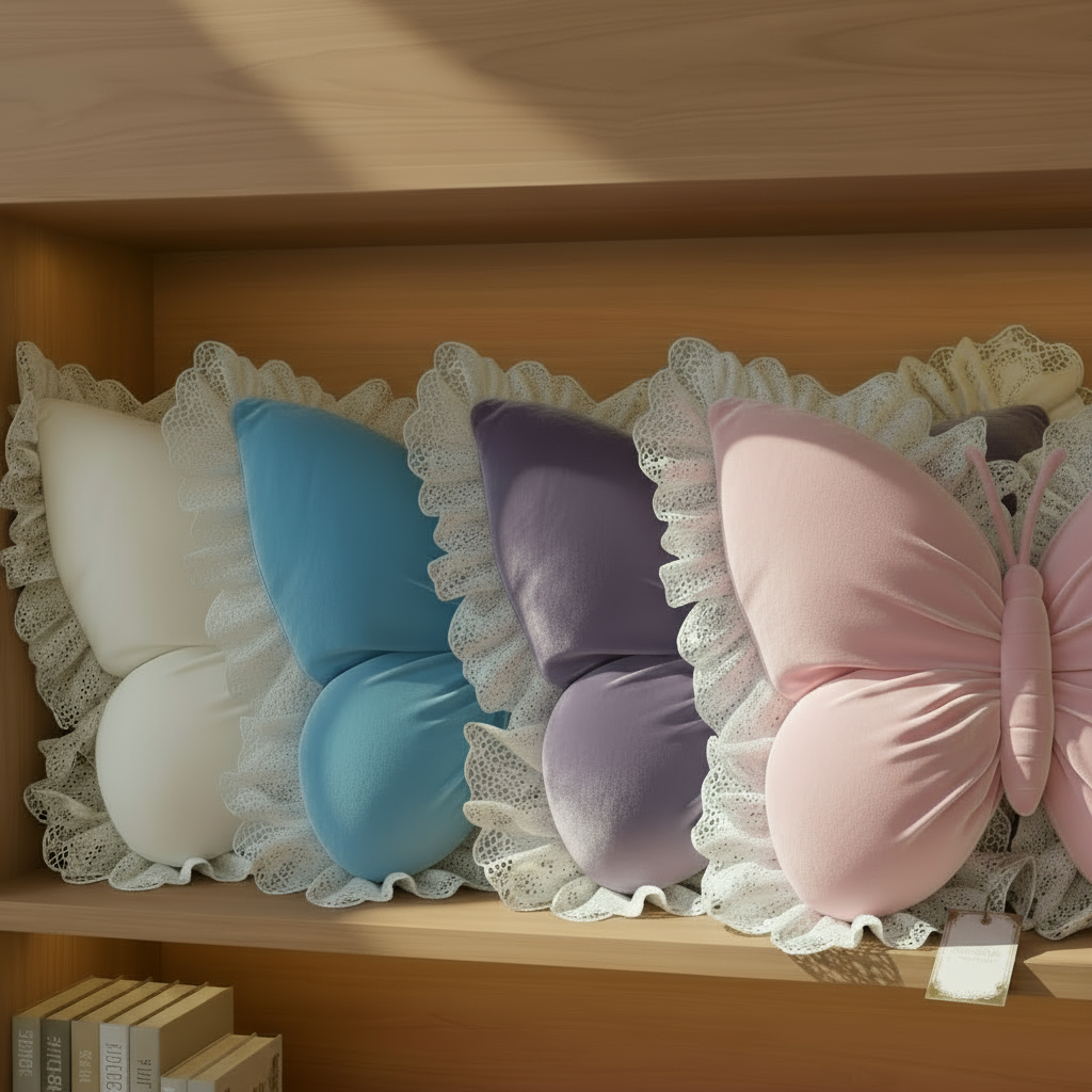 Ella almohada de mariposa
