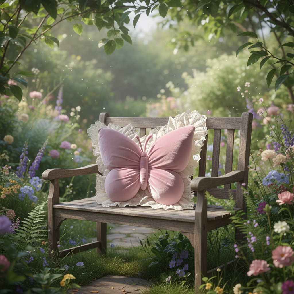 Ella almohada de mariposa