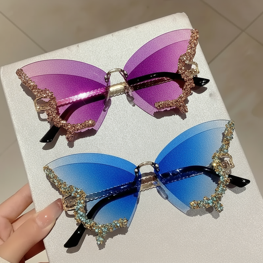 Celeste de mariposa tonos