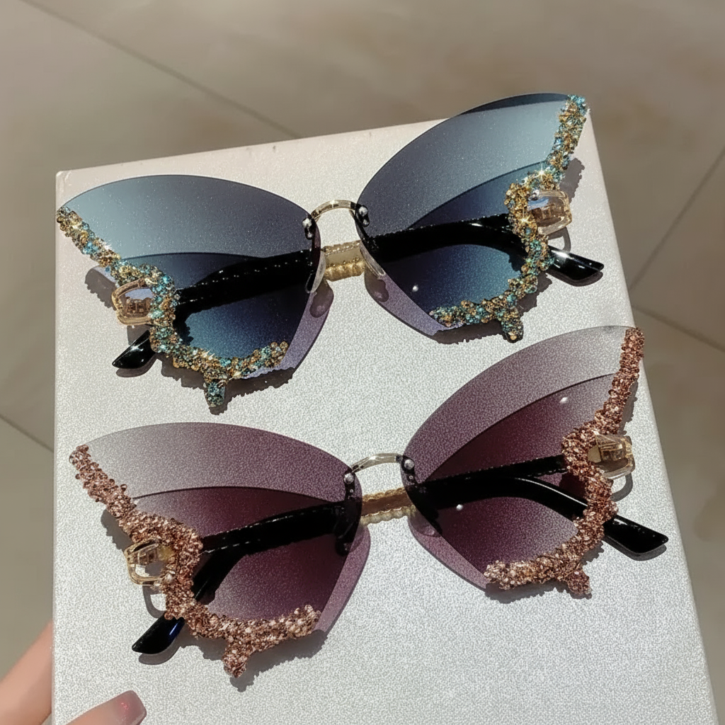 Celeste de mariposa tonos